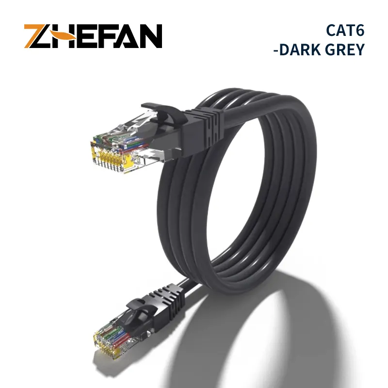 Zhefan สายต่อ Cat8อินเทอร์เน็ต Cat6a FTP สายแพทช์ Cat7 5E 8 5 UTP กล่อง Cat5กลางแจ้ง305เมตร Cat5e Cat6แลนเครือข่ายอีเทอร์เน็ตสาย Cat6