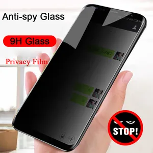 anti spy privacidade protetor samsung Suppliers-Protetor de tela para samsung anti-espionagem 20, anti-espionagem curvo de vidro para tela de telefone note 20 ultra note 20