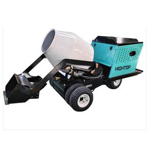 SOURCE Manufacturer <b>Small</b> Wheeled Mixing Single Cylinder Power <b>Small</b> Engineering Concrete <b>Mixer</b> Ht800 Mixing - Product Image 5