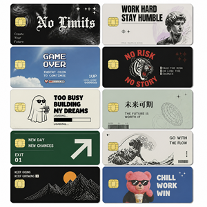 Vinilo Personalizado para Tarjetas de Crédito, con Imagen o Icono, para Tarjetas Bancarias, de Metro, de Débito y Crédito, Hecho en China - Product Image 1