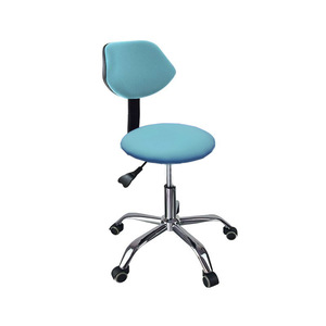 Fauteuil dentaire Zhongcheng bleu, réglable en hauteur manuellement, pivotant, pour usage clinique - Product Image 1