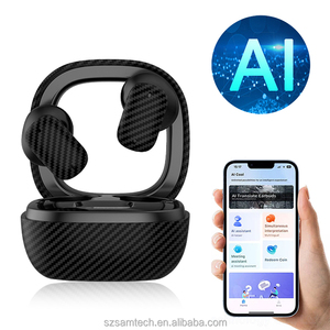 Bahasa AI penerjemah Earbuds Headphone In-ear Earphone Tws Noise Cancelling Earphone bluetooth nirkabel untuk translasi - Product Image 6