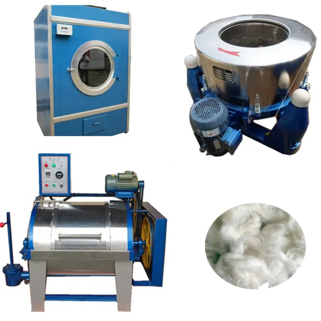 Automatic Industrial Raw Wool Washing Machine Fiber Cloth Cleaning Machine for Sale