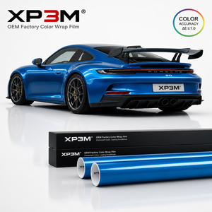 ฟิล์มใสกันรอยรถยนต์ XP3M Canel Bay Blue OEM Gloss TPU สี PPF หนา 7.5 มิล ซ่อมแซมตัวเองได้ ป้องกันรอยขีดข่วน ป้องกันสีเหลือง พร้อมช่องระบายอากาศ - Product Image 1