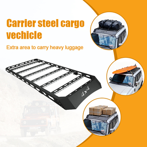 Canasta Portaequipajes para Techo de Auto, Portaequipajes con Extensión Negra para Toyota LC250 Prado - Product Image 4