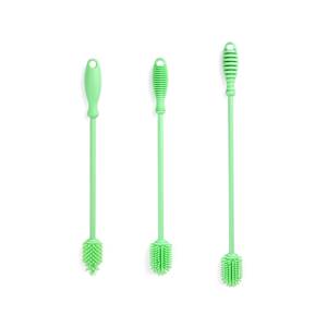 Large Size Long Handle Soft Eco-Friendly <b>Cleaning</b> Silicone Narrow <b>Bottle</b> <b>Brush</b> - Product Image 3