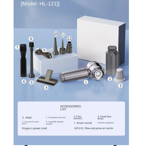 Aspirapolvere Portatile Senza Fili <span class=keywords><strong>Mini</strong></span> 18000Pa Potente Aspirazione <span class=keywords><strong>Aspiratore</strong></span> per Auto Cordless con Funzione Soffiante - Product Image 6