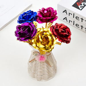 Ingrosso regalo di san valentino 24k <span class=keywords><strong>rosa</strong></span> dorata con scatola regalo 24k lamina d'oro <span class=keywords><strong>rosa</strong></span> - Product Image 3