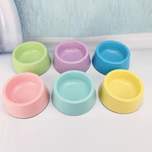 Tigela de Fibra de Bambu Ecológica Nova de Fábrica, Tigela Redonda Antiderrapante para Cães de Estimação 350ML 630ML 900ML 1400ML - Product Image 3