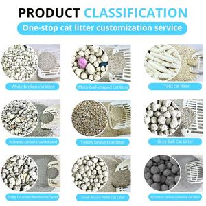Litière pour chat en bentonite, faible teneur en poussière, agglomération rapide et forte, nettoyage facile, contrôle des odeurs, personnalisable en usine - Product Image 2