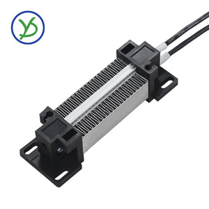 Élément chauffant céramique thermostatique PTC isolé 100W 12V 24V 220V 113x35mm pour incubateur <span class=keywords><strong>d</strong></span>'œufs et imprimantes 3D - Product Image 1
