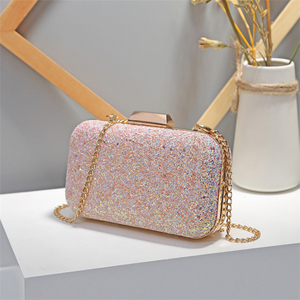 <span class=keywords><strong>Elegante</strong></span> Borsa a Tracolla con Catena in Stile Coreano, <span class=keywords><strong>Pochette</strong></span> da Sera per Signore - Product Image 1