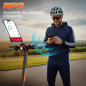 Trottinette électrique Duplo 2400W, grande autonomie 46-65km, étanche IPX5, contrôle par application, pliable, pour adultes - Product Image 3