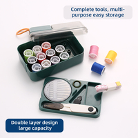Accessoires d'outils de couture de voyage JP et ensemble de bobines de fil Kit de couture domestique portable ensemble de boîte
