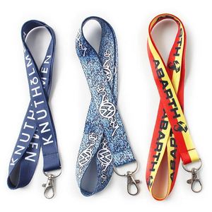 Lanyard Manufacturer Custom Promotional Printed Neck Polyester Lanyard with logo Free Sample - Product Image 5