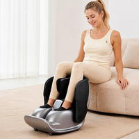 Masseur électrique Shiatsu pliable pour mollets et pieds, avec fonctions de pétrissage, vibration et pression d'air, pour le soulagement de la douleur, OEM Soles