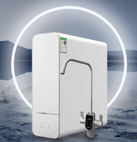 Système de filtre à eau RO pure certifié CE 2:1 évier à débit rapide par osmose inverse robinet intelligent de vidange sans réservoir pour usage domestique