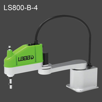 Bras robotisé SCARA 4 axes avec PLC et composants moteur, portée de 600 mm, charge utile de 5 kg, robot de levage et de placement