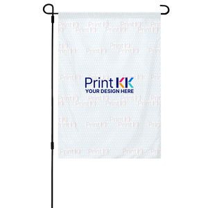 Imagen personalizada Logotipo personalizado Bandera de jardín 12 \ "x 18 \" Nylon Vinilo Seda Poliéster Plástico con impresión digital para seguro automotriz Hecho en para - Product Image 1