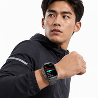Montre connectée de sport X5 pour l'extérieur, écran carré AMOLED, montre-bracelet robuste, appels téléphoniques, logo personnalisé