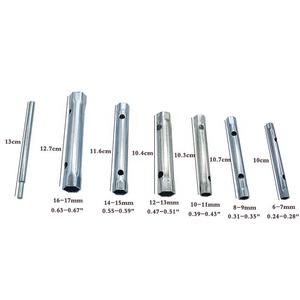 6/7/10PC 8-19mm 6-22mm Metric Tubular Box <strong>Wrench</strong> <strong>Set</strong> <strong>Tube</strong> Bar Spark-Plug Spanner for Automotive Plumb Repair Steel Double Ended - Product Image 4