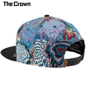 Casquette Snapback Structurée à 5 Panneaux avec Logo Personnalisé Imprimé sur Toute la Surface, Vente en Gros, Patch en Cuir, Casquette à Visière Plate, Fabricant - Product Image 3