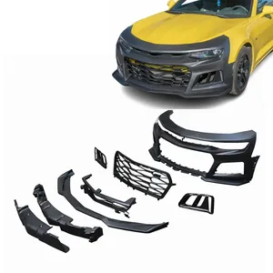 Kit de peças automotivas para carro, para-choque dianteiro com grade e lábios, kit completo para Chevrolet Camaro ss ZL1 2016 2017 2018