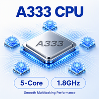Tablette portable 10 pouces avec 12 Go de RAM, 64 Go de ROM, Android 16.0, batterie 6000 mAh, processeur cinq cœurs et étui de protection