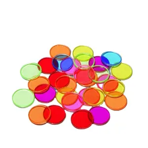 HS Colorful Magnetic Bingo Chips Magnet Chip With Bingo Wand