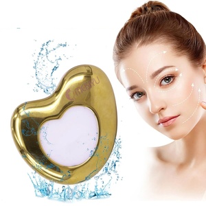 Newest Style Ice Compress Cooling <b>Massager</b> Metal Scraping Massage Board Beauty Products Stainless Steel Guasha Facial Massage - Product Image 1