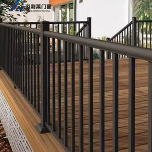 ราวกันตกระเบียง บันได ระเบียงบ้าน ทำจากสแตนเลส อลูมิเนียมอัลลอยด์ ทนสนิม เคลือบสีฝุ่น <span class=keywords><strong>ราคา</strong></span>โรงงาน สไตล์โมเดิร์น ประกอบเองได้ - Product Image 1