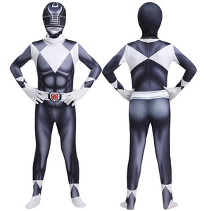 Disfraz de Power Rangers para Niños de 8 a 13 Años, Mono de Poliéster, Moda Urbana, Anime, Juego de Roles, Primavera 2023 - Product Image 2