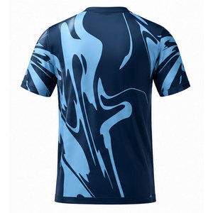 Maillot d'entraînement de football réversible unisexe, personnalisé, à manches courtes, respirant, séchage rapide, polyester écologique, uniforme d'équipe - Product Image 6