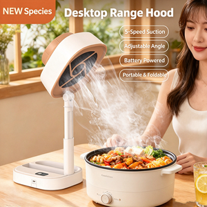 Campana Extractora de Cocina Compacta y Portátil, Potente Extractor de Humo con Filtro y Manguera de Escape - Product Image 1