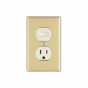 Boîte avec 3 unités. Plaque assemblée, interrupteur et contact, ligne standard, aluminium. - Product Image 1