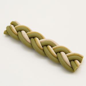 Bâtonnets à mâcher tressés en forme de banane <span class=keywords><strong>pour</strong></span> chiens – Conception unique <span class=keywords><strong>pour</strong></span> le nettoyage des dents et l'élimination de <span class=keywords><strong>la</strong></span> plaque dentaire – Friandises dentaires <span class=keywords><strong>pour</strong></span> chiens - Product Image 2