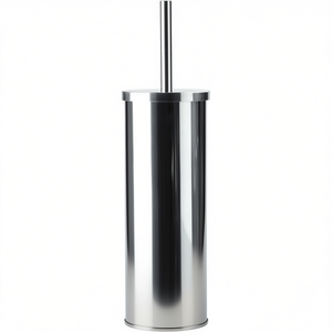Soporte para Escobilla de Baño de Acero Inoxidable, Diámetro 10 cm, Altura 38.5 cm, Modelo de Pie, Resistente al Viento - Product Image 3
