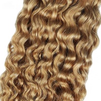 Extensions de cheveux humains brésiliens Remy, tissées à la main, fines, invisibles, Genius Weft, teintes, double tirage, Volume Mavis