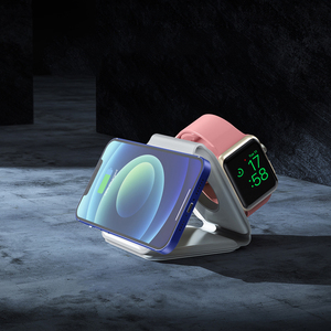 Venta caliente 3 en 1 Cargador inalámbrico Estación de carga inalámbrica magnética para teléfono móvil Auricular Reloj inteligente - Product Image 3