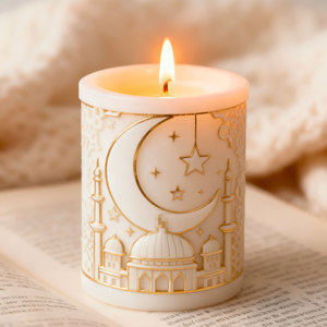 Moon Scented <b>Candle</b> Silicone <b>Mold</b> DIY Star Crescent Plaster Epoxy Decorative <b>Mold</b> - Product Image 2