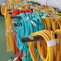 Câble de raccordement à fibre optique multimode Simplex Orange Jacket OM1/OM2 62.5/125 LC ST FC 3M 5M Câble de brassage FTTH Câble intérieur