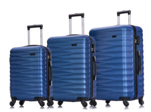 3 पीसी ट्रॉली सामान सेट एब्स + पीसी सामग्री शीनी सतह, सुरुचिपूर्ण डिजाइन. tsa लॉक. सूटकेस सेट. अनुकूलित रंग सामान सेट - Product Image 3