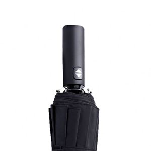 Open Auto Close Plastic Rubber Grip Automatic Business Classic Style 3 Folding <b>Umbrella</b> - Product Image 2