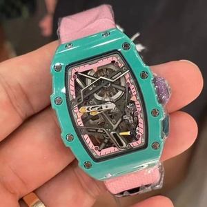 <span class=keywords><strong>Orologio</strong></span> Meccanico <span class=keywords><strong>Automatico</strong></span> da <span class=keywords><strong>Donna</strong></span> di Alta Gamma Serie 07-04, Quadrante Cavo, Cassa in Fibra di Carbonio, Moda Sportiva - Product Image 2