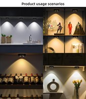 Veilleuse LED à Détection Humaine, Design Minimaliste Moderne, Matériau ABS/PC, Fixation Murale pour Chambres, Escaliers et Placards