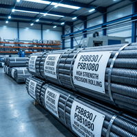 Barres d'acier de précontrainte FusionSally PSB830 PSB930 PSB1080 PSB1200, norme GB, diamètre 12-36 mm, longueur 9 m/12 m, tolérance 1 %
