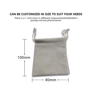 Borsa <span class=keywords><strong>a</strong></span> tracolla con coulisse in velluto con Logo personalizzato Multi-formato antipolvere per gioielli cosmetici per scarpe - Product Image 6
