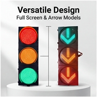 Feu de signalisation routière LED tricolore de 300 mm pour la sécurité des intersections routières