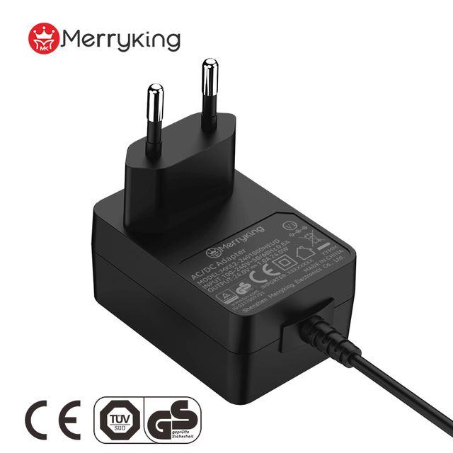EU Plug AC DC Adapter 5V 6V 9V 12V 15V 18V 36V 500MA 1.5A 2A 3A 4A Power Supply 24V 1A Power Adapter with CE GS Certified