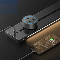 Prise de courant standard britannique de haute qualité avec lumière d'induction, multiprise multifonctionnelle 13A pour cuisine, bureau, usage domestique